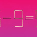 Hádanka pre géniov: koľko zápaliek sa musí presunúť, aby bola