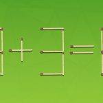 Musíte presunúť 2 zápalky, aby bola rovnosť správna: náročný IQ